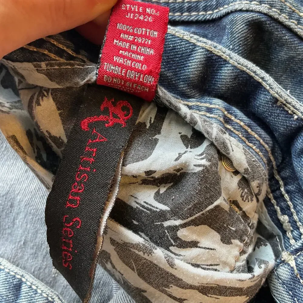Jordan Craig Legacy Edition Raphael Jeans Mens 38x34 Distressed Camo Streetwear